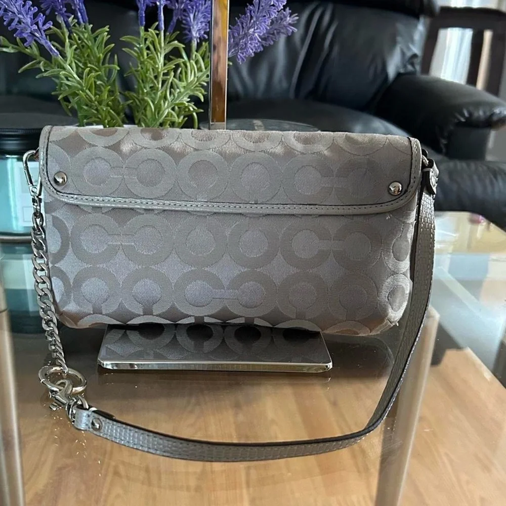 Coach Vintage Jacquard Mini Bag in Gray